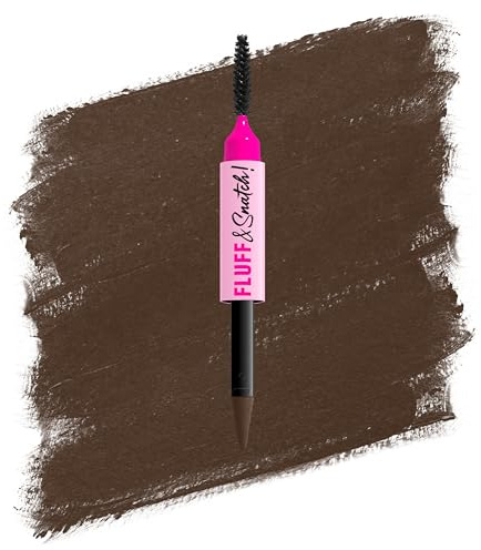 NYX PROFESSIONAL MAKEUP Fluff & Snatch Brow Powder Pen, Cream To Powder Eyebrow Pen For Soft, Defined Brows, Smudge and Transfer-Resistant Formula - Espresso