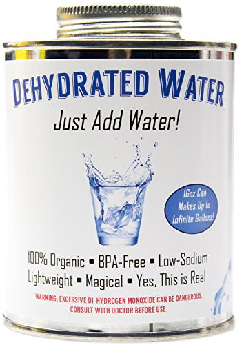 Witty Yeti Dehydrated Water 473.6 g Dose Neue Formel! Essential Camping & Survival Supply Lustiges Gag Geschenk & Erwachsene Strumpffüller für Männer & Frauen Lustige Neuheit & Praktischer Witz