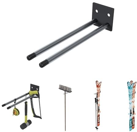 QLS Skihalterung N2 Skiwandhalter Skihalter Skiträger Wandhalter Skiaufbewahrung 22 cm