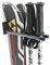 QLS Skihalterung N2 Skiwandhalter Skihalter Skiträger Wandhalter Skiaufbewahrung 22 cm