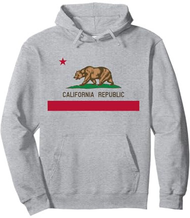 Flagge der Republik Kalifornien Patriotische Staatsreise USA Pullover Hoodie