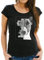 Bullterrier Damen T-Shirt Face Hundemotiv Bully Bull Terrier Gladiator Größe S