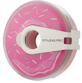 STALEKS PRO Rotolo da 8 metri di file monouso per lima base in acciaio inox (Rugosità - 180) AT-180