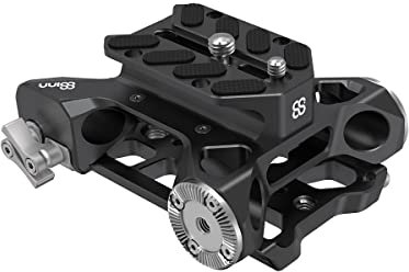 8Sinn Placa base con placa Riser Plate I y 5 Dovetail – Placa base para barras de 15 mm.
