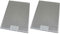 Ufixt 2 x Cooker Hood Metal Mesh Grease Filter for Kitchen Extractor Fan Vent 265mm x 395mm
