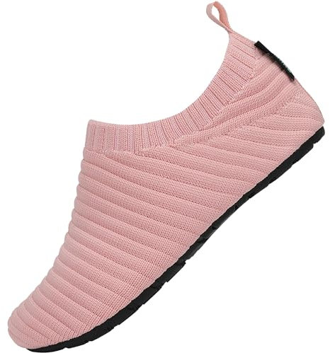 SAGUARO Pantofole da Bambini Antiscivolo Confortevole Ciabatte da Casa Scarpe Interne per Ragazzi Ragazze, Slipper Rosa 34/35