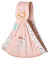 WINBST Baby Wrap Neugeborenen Sling,Ring Sling Tragetuch mit Tasche,FaltbarBabytragen Babytragetücher mit 5mm Wattepad bis 15 KG