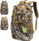 MERALIAN Jagd-Rucksack, Outdoor-Jagd-Tagesrucksack für Bogen oder Gewehr mit Regenschutz., Khaki, Large, Classic