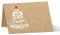 Tischkarten/Platzkarten aus Kraftpapier Motiv Tannenbaum 50