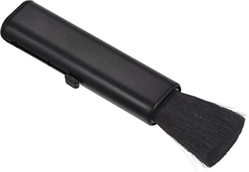 sourcing map Teclado Limpieza Cepillo, Telescópico Tipo Ventana Ranura Limpieza Cepillo, para Portátil Computadora Teclado Ventana Negro