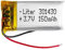 Akku 301430 LiPo 3.7V 150mAh 0.555Wh 1S 5C Liter Energy Battery Lithium Polymer Batterien Schutzplatine für Elektronik Wiederaufladbar - Nicht geeignet für Funksteuerung 32x14x4mm (150mAh|301430)
