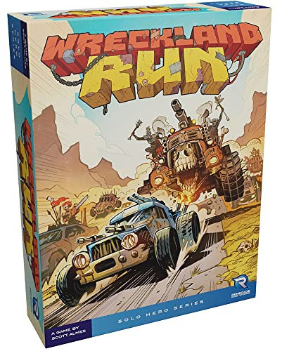 Wreckland Run, Solo-Kampagnenspiel, Für 1 Spieler, 30–45 Minuten, Ab 10 Jahren, Englisch