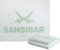 Sansibar Kuscheldecke 150x200 cm – Flauschige Mikrofaser-Decke mit Druck – Wohndecke für Sofa, Bett & Terrasse – Warm & gemütlich – Weiß/Hellgrün