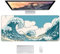 JJ PRIME - Grand Tapis De Souris XXL Gaming | Tapis Souris Gaming | Tapis De Souris Gaming Pour PC | Tapis De Bureau Sous Main Bureau XXL | Tapis Ordinateur Bureau Mouse Pad 90x40cm (La Grande Vague)