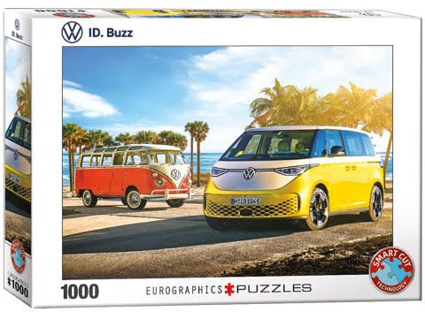 empireposter Volkswagen Buzz - 1000 Teile Puzzle - Format 68x48 cm