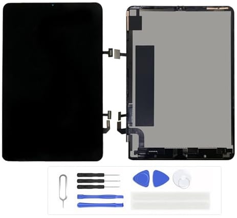 Generico Schermo LCD per iPad Air 5 5th Gen Air 5 2022 A2588 A2589 A2591 LCD Display Digitizer Vetro Touch Schermo Ricambio Assembly (Nero)