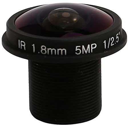 LIGUSTRUM HD Fisheye CCTV-Objektiv 5MP 1,8 mm * 0,5 Halterung 1/2,5 F2.0 180 Grad Fuer Videoueberwachung Kamera CCTV-Objektive