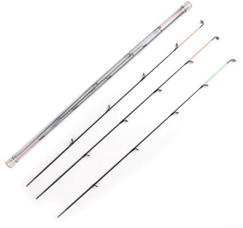 Getdoublerich 1 Set Angelrutenteile, Reparaturzubehör, Fiberglas-Spitze, M/L/H, 50–120 g, Feeder, Karpfenrutenspitze, Angelzubehör, geeignet für verschiedene Angelumgebungen (4134)