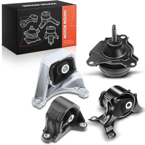 Frankberg 3x Motorlager + 1x Getriebelager 50805S9A013 | Kompatibel mit RSX Coupe DC,Civic VII Stufenheck ES ET,Civic VII Hatchback EP EU EV