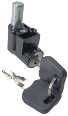 E-Bike Hailong Battery Case Power Lock & Key Set, 11mm for Hailong Battery Lock & Key Suitable for Hailong 1 & 12 Battery Cases