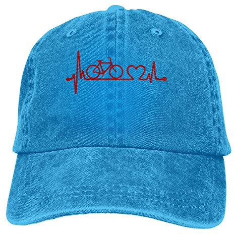 Baseball Cap Herzschlag Fahrrad Caps Unisex Sport Cap Einfarbig Hip-Hop-Hut Für Club Sports Urlaub Must Haves
