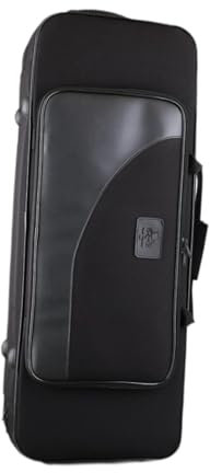 Altsaxophon Koffer mit Tasche, Gepolstert, Leicht, Gigbag für Saxophon