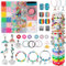 Accevo Charm Armband Making Kit, 2400pcs Perlen für Charme Schmuck machen Kit liefert, Einhorn/Meerjungfrau Handwerk Geburtstag Weihnachten Geschenke für Mädchen im Alter von 5-12 Jahren alt