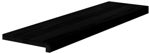 vidaXL Peldaños de escalera 8 uds madera maciza roble marrón oscuro, peldaño de escalera, peldaño de escalera de roble, alféizar de ventana