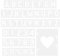Reusable Letter Stencils Kit, 1.5 Inch Alphabet and Number Templates, 42Pcs Pet Spray Paint Stencils for DIY Art, Wall, Wood, Fabric, Rock, Signage, Door Porch Decoration