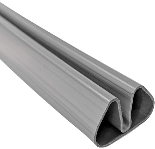 Fresh-Pool Profi Bodenschiene für Ovalbecken 600 cm x 320 cm, Silber, Kunststoff