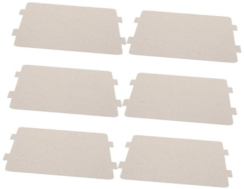 PEPLAYTAL 6piezas Cubierta De Guía De Microondas De Placas De Mica Para Hornos Microondas Repuesto De Alta Temperatura y Accesorios Para Reparación De Electrodomésticos