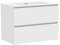 Baikal Mueble de Baño Klay. Mueble MONTADO. 2 Cajones Suspendido con Lavabo. Armario de Baño. Lavabo Ceramico. 90cm Blanco.