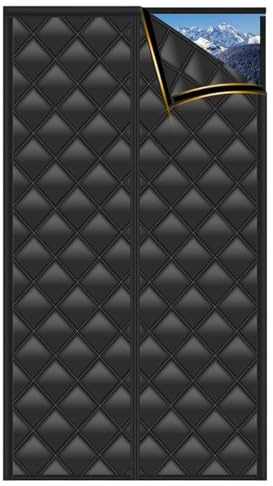 Opdestn Rideaux Isolants pour Porte De Camping-Car, Protection Anti Vent et Anti Poussière 84x203 cm, Couverture Magnétique Imperméable Isolante, pour Les Voyages en Extérieur, Le Camping, l'hiver Et