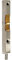 MAP INDUSTRIES SARL PDA65002 Verrou à Onglet N°120 Map MASSARD-A encastrer-Pêne Rond Ø6-L.110 mm-Zingué-Boîtier 13x13 mm-avec gâche-120110