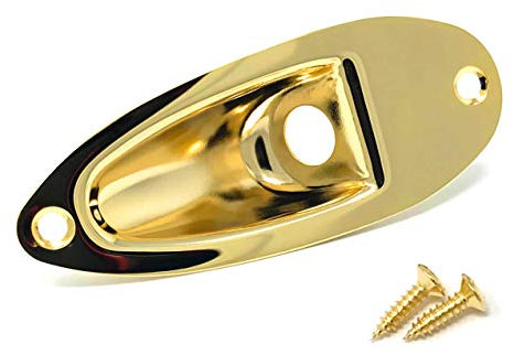 VINTAGE FORGE Klinkenplatte für Fender Stratocaster Stratocaster Stratocaster Gitarre gold