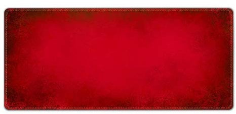 Silent Monsters Mauspad XXL 900 x 400 mm großes Mousepad rot - Vernähter Rand, rutschfest & leise, für Gaming Büro Office Homeoffice - Tastatur - 90 x 40 cm groß Mouse Pad Mat - alle Maus Arten