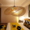 Retro Pendellampe Natürlichen Bambus Rattan Gewebt Kronleuchter Rattan Beleuchtung Holz Lampe Höhenverstellbar E27 Hängelampe Esszimmer Wohnzimmer Schlafzimmer Küche Dekoration Bambus Pendelleuchte