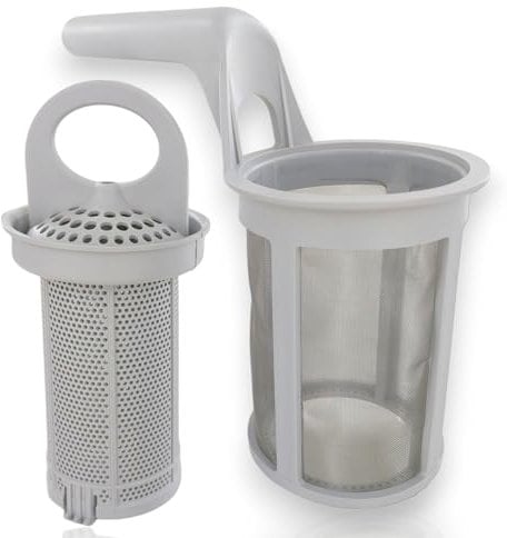DL-pro Sieb für AEG Electrolux Juno Zanussi 5029777400/7 50297774007 Feinsieb + Grobsieb mit Griff ca. 80mmØ für Spülmaschine Geschirrspüler wie ESF ESI ESL ESU GA ZDS ZDI ZDT ZDU AEG Favorit FAV