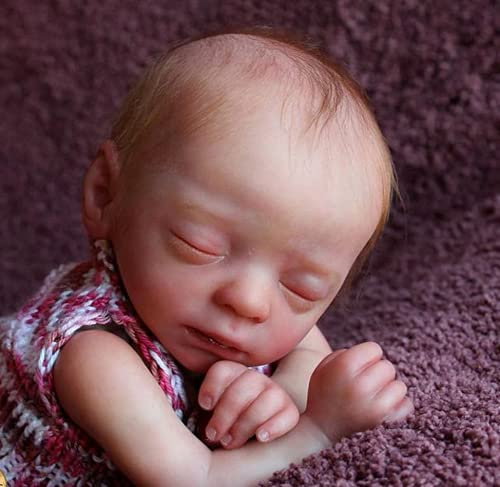 Enjoy with Love Neu 15 Zoll Reborn Doll Kit Blessing Preemie Größe Schlafendes Baby DIY Blank Kit