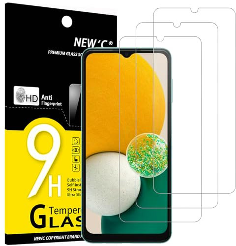 NEW'C 3 Stück für Samsung Galaxy A13 5G, A13 4G, A04s für Panzerglas, Frei von Kratzern, 9H Härte, HD Displayschutzfolie, 0.33mm Ultra-klar, Ultrabeständig
