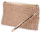 Pochette oro rosa strass elegante con tracolla catena da cerimonia piccola borsa donna gioiello clutch glitter borsetta a mano per feste party brillantini da sera giorno ragazza signora rose gold