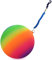 Toyland® 24 cm Neon Rainbow Ball auf dehnbarem Schlüsselanhänger – Neuartiges Kinderspielzeug
