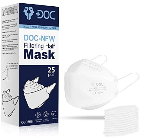 25xFFP2-Masken Einzeln verpackt