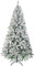 LOKIPA Artificial Christmas Tree,6ft Snow Flocked Christmas Tree with 700 Snowy Effect Branched and Christmas Tree Metal Stand