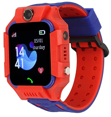 , 2G GSM Call Voice Touchscreen mit SOS-Alarm, IP67 Wasserdicht, Selfie-Spiele, Alarm, Taschenrechner, Multifunktionales Lernspielzeug, Geburtstagsgeschenk FüR