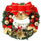 Weihnachtskranz,Adventskranz,Türkranz Weihnachten außen und innen,mit Weihnachtskugeln,Beeren und Tannenzapfen Türkranz Weihnachten XXL Weihnachtlicher Türschmuck Weihnachtsdeko Tür, Weihnachtskugeln