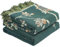HOORDRYBoho Decke 100% Baumwolle 200 x 230CM Weiche Decke mit Vogel- und Blumenmuster für alle Jahreszeiten - perfekt als Bettdecke, Sofaüberwurf & Geschenk