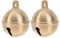 Milisten 2St kupferne Glocke pet supplies kuhglocke cowbell Tierzubehör Tierglocke Glocken für Hundehalsbänder Haustier-Glockenanhänger schöne Glocke für Hund Hundeglocke aus Messing Golden