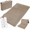 Klappmatratze Faltbare Reisebett Baby Matratze 60x120 cm - Faltmatratze für Kinder Gästematratze klappbar Babymatratze Bodenmatratze Schlafmatratze und Reisematratze Braun