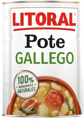 LITORAL Guiso gallego con salchicha seleccionada LITORAL 430 g lata 2 unidades